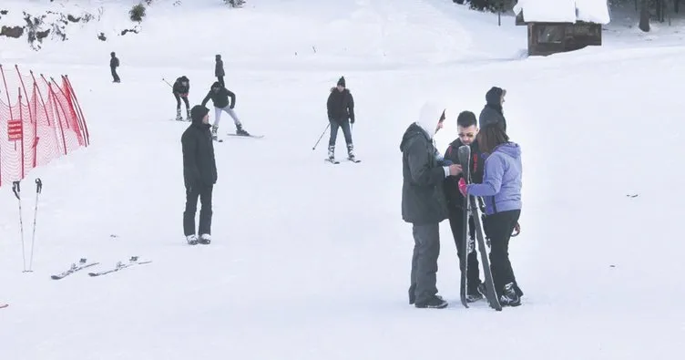 Ilgaz’daki kayak merkezi günde 4 bin kişiyi ağırlıyor