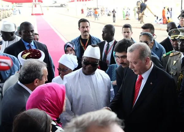 Cumhurbaşkanı Erdoğan Mali'de