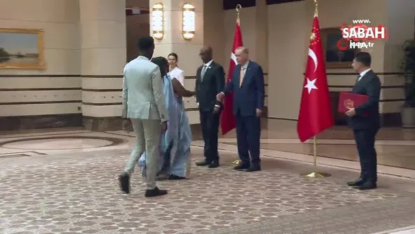 Başkan Erdoğan, Ruanda Büyükelçisi Charles Kayonga’yı kabul etti | Video