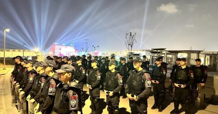 Türk polisi Dünya Kupası final maçında görev aldı