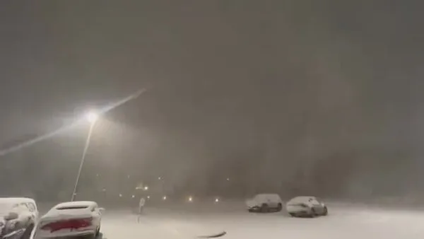 ABD’nin New York eyaletinde beklene kar fırtınası başladı | Video