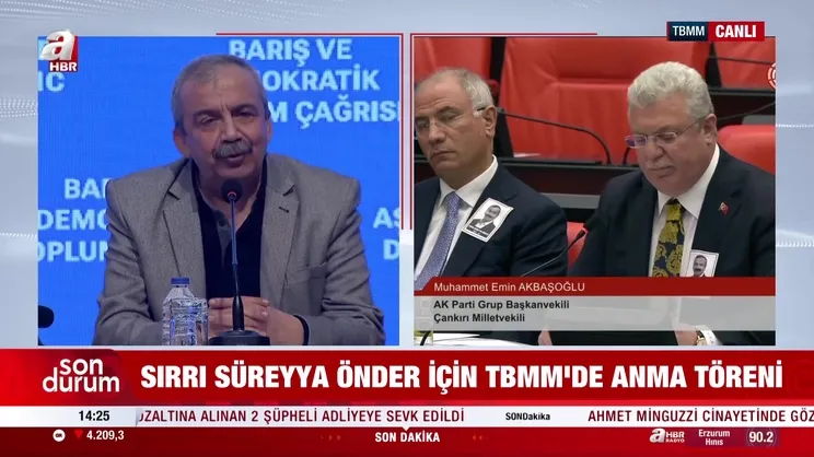 Sırrı Süreyya Önder için TBMM'de anma töreni | Video