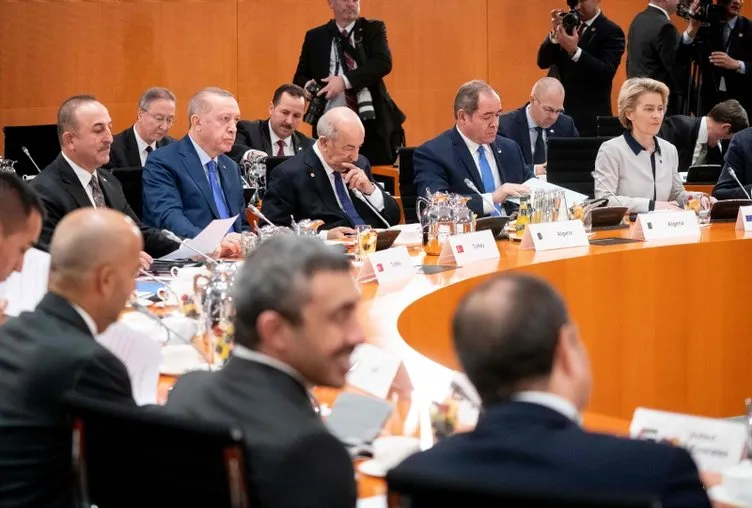 Berlin'deki kritik zirvede Başkan Erdoğan rüzgarı