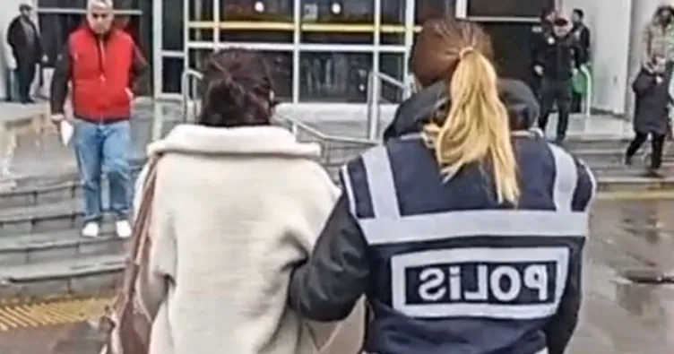 Aranan kadın hırsız yakayı ele verdi