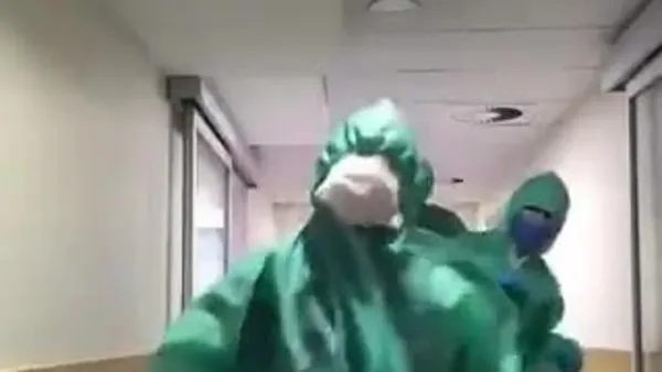 Malatya'da sağlık çalışanlarının moral dansı paylaşım rekorları kırdı! | Video