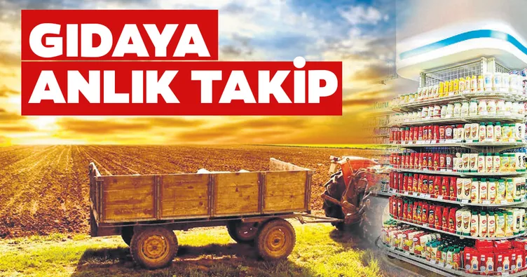 Gıdaya anlık takip