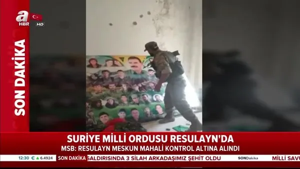 Suriye Milli Ordusu, Resulayn'da PKK paçavralarına gerekeni yapıyor!