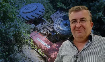 Manisa’da acı kaza: Dere yatağına devrilen traktörün sürücüsü öldü