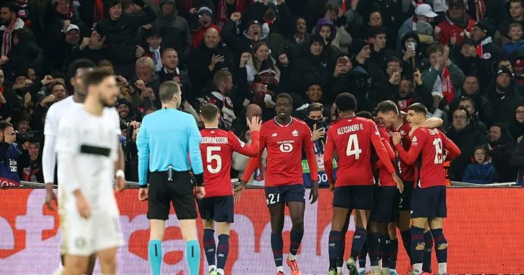 UEFA ŞAMPİYONLAR LİGİ: Lille, evinde 3 golle güldü!