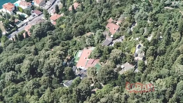 Havadan fotoğraflandı! İşte Adnan Oktar'ın Çengelköy'deki malikanesi...