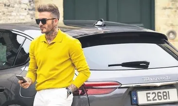 Beckham yeni modeli test etti