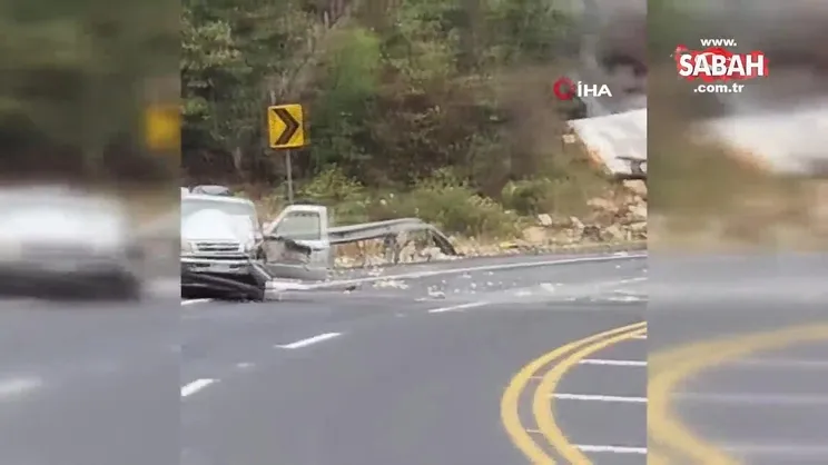 Meksika’da mazot yüklü tanker patladı: 4 yaralı | Video