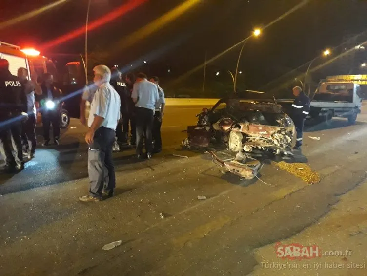Ankara’da trafik kazası: 1 ölü, 4 yaralı