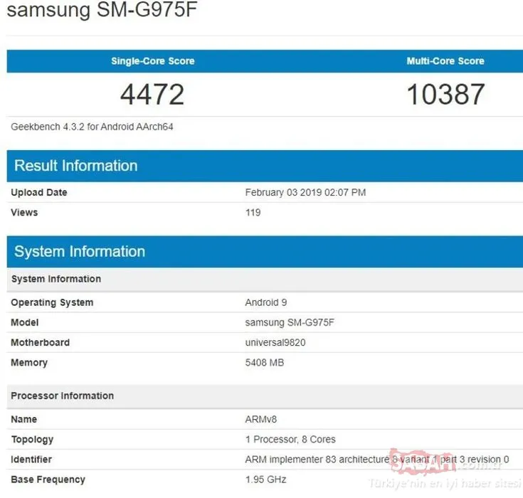 Samsung Galaxy S10 Plus’ın Geekbench puanı belli oldu! İşte sonuçlar...