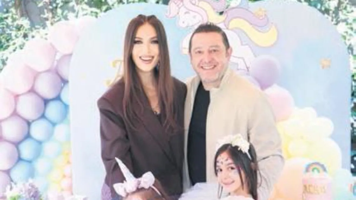 Renkli doğum günü partisi