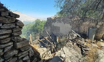 Elazığ’daki yangın 10 saatte söndürüldü; 1 ev ile 10 dönüm alan yandı