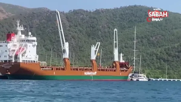 Fransa'dan yük gemisi ile Türkiye'ye getirilen yatlar Marmaris'e indirildi | Video