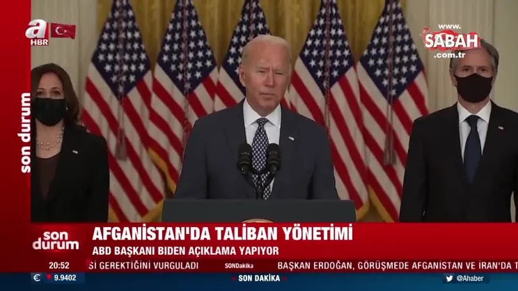 Biden'dan Afganistan açıklaması