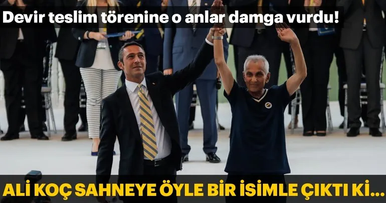 Fenerbahçe Başkanı Ali Koç’un mazbatasını aldığı törenden kareler