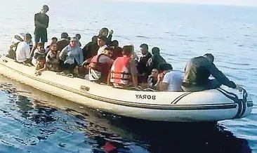 Sürüklenen bottaki 37 göçmen kurtarıldı #mugla