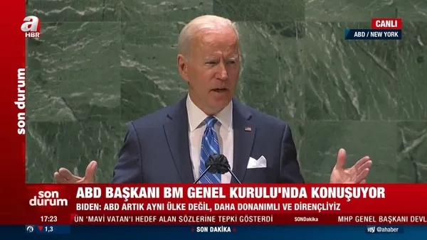 Son dakika | ABD Başkanı Biden'dan BM Genel Kurulu'nda Filistin açıklaması - 1