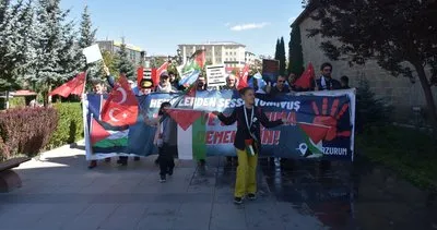 Sağlık çalışanları 98 haftadır Gazze için yürüyor #erzurum