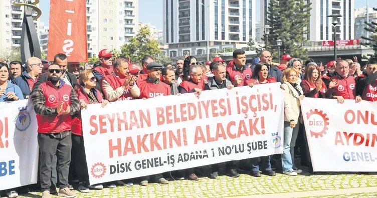 Seyhan Belediyesi’nde düşük zam eylemi