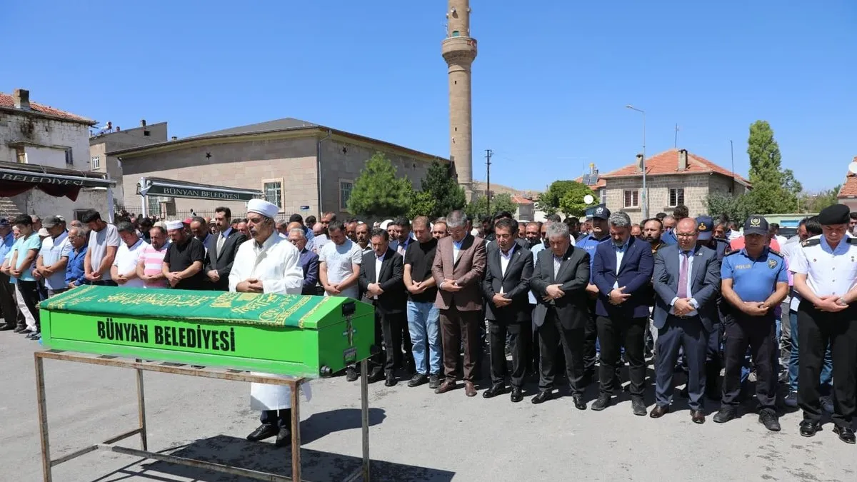 Kayseri’de sele kapılan Muhittin Sancar son yolculuğuna uğurlandı