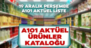 A101 19 Aralık Perşembe aktüel kataloğunda neler var? A101 aktüel ürünler kataloğunda dev indirim!