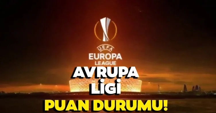 UEFA Avrupa Ligi puan durumu: Avrupa Ligi C, J ve K grupları puan durumu nasıl şekillendi? Beşiktaş, Trabzonspor ve Başakşehir kaçıncı sırada?