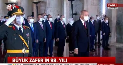 Son dakika haberi | Cumhurbaşkanı Erdoğan, Anıtkabir’de saygı duruşunda bulundu | Video