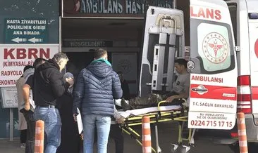 Odun kesmek isterken ayağını kesti! #bursa