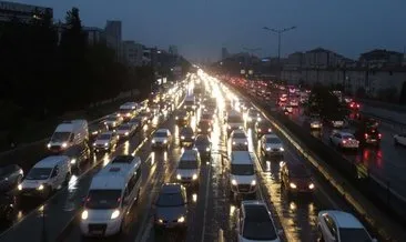 Yağışlı hava nedeniyle trafik yoğunluğu yüzde 76 oldu #edirne