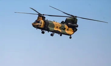 Askeri helikopter kaza kırıma uğradı