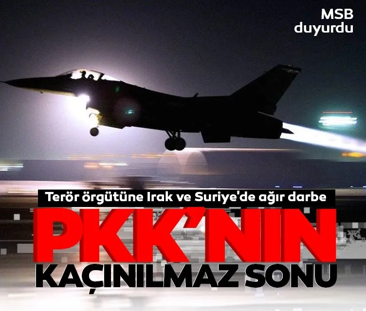 Terör örgütü PKK’ya Irak ve Suriye’de büyük darbe! MSB duyurdu: Etkisiz hale getirildiler!