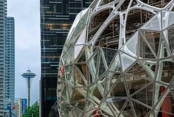 Amazon'dan yağmur ormanlarından ilham alan ofis