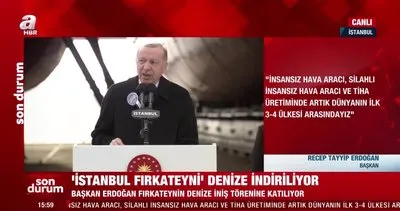 Son dakika! Cumhurbaşkanı Erdoğan Yerli ve milli uçak gemimiz bizi en üst lige taşıyacaktır | Video