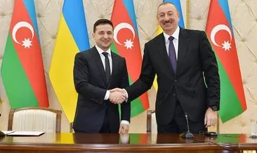 Ukrayna Devlet Başkanı Zelenskiy ve Azerbaycan Cumhurbaşkanı İlham Aliyev telefonda görüştü