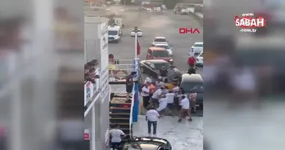 Tekirdağ’da Avşa Adası’na gidecek arabalı feribotta sıra kavgası kamerada | Video