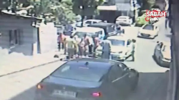 İstanbul Şişli’de kadın sürücünün küçük kıza çarptığı kaza kamerada