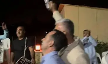 Maganda müdür düğünde havaya ateş açtı, o anları sosyal medyadan paylaştı #izmir