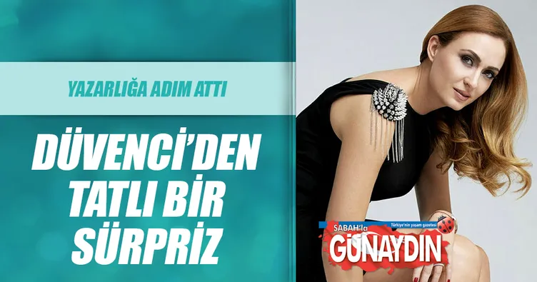 Ceyda Düvenci’den tatlı bir sürpriz