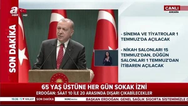 Başkan Erdoğan: Türkiye normalleşme dönemine ekonomik açıdan sağlam girdi! | Video