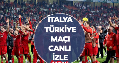 MİLLİ MAÇ İTALYA TÜRKİYE ŞİFRESİZ İZLE! İtalya- Türkiye hazırlık maçı TRT Spor ile şifresiz, kesintisiz izle