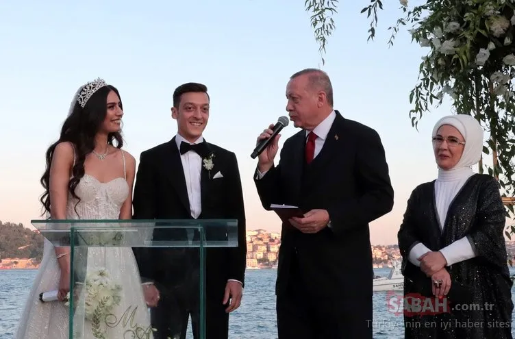 Amine Gülşe ve Mesut Özil'in düğününe ünlü isimler akın etti!