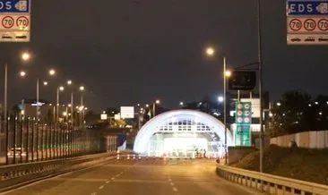 Avrasya Tüneli bakım-onarım çalışması nedeniyle çift yönlü trafiğe kapatıldı
