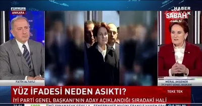 Mutsuz görüntüsü çok konuşulmuştu! Akşener o anları böyle yorumladı: Tuhaf bir ışık geldi | Video