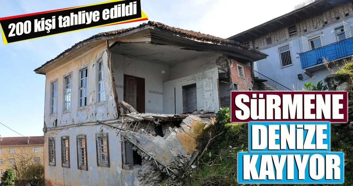 surmene denize kayiyor son dakika haberler
