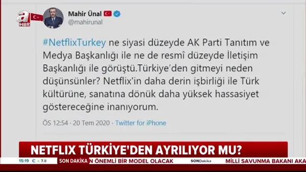 Son Dakika Haberi: AK Parti'den flaş Netflix açıklaması! Netflix Türkiye'den çekiliyor mu? | Video