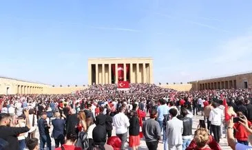 Cumhuriyet’in 100’üncü yılında Anıtkabir’de ziyaretçi rekoru: 1 milyon 182 bin 425 kişi!